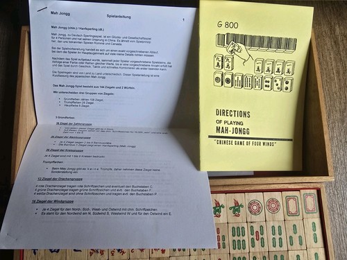 Mahjong - das chinesische Spiel mit arabischern Zahlen - Bild 2 von 3