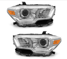 Clear Projector Headlights Headlamps W Led Drl Fit For 2016-2022 Toyota Tacoma