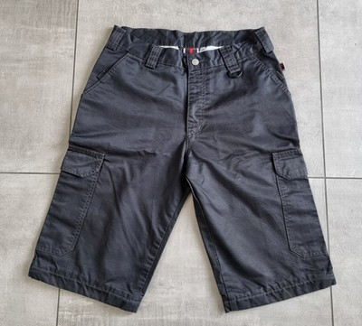 TIMEZONE Cargo Short Gr. M / W 31 Schwarz Kurze Hose Bermuda Original TOP NP 69 
