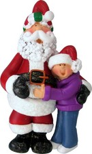 Santa's Sweetie Female Child Personalized Christmas Tree Ornament