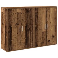 Sideboard 2Er Set Altholz Holzwerkstoff 60X31X84 Cm Wohnzimmer