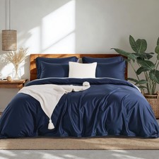   NEW NEXHOME PRO Duvet Cover Twin Set  Ultra Soft Bamboo  Cooling  OEKO-TEX