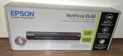 #ad Epson WorkForce ES 50 Portable Document amp; ID Scanner Black NEW $96.88