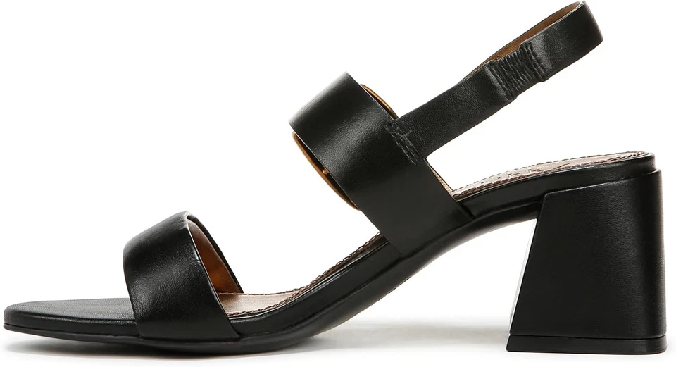 Sandalias de vestir Naturalizer para mujer de cuero negro Vicky nuevas con caja original 6,5 W Foto 3 de 4