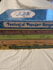 Lot Of 6 Reader  s Digest Songbooks Family Country Western Popular Treasury