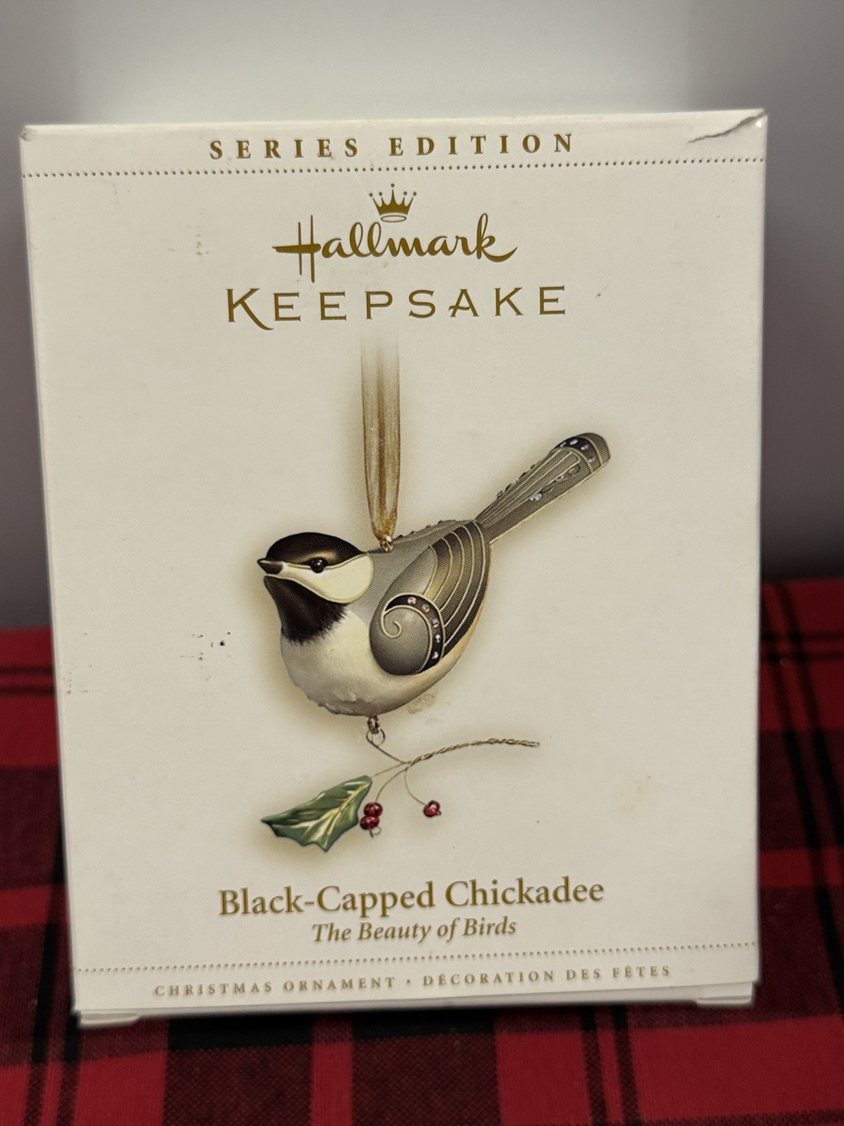 Capped HALLMARK 2006 BLACK-CAPPED CHICKADEE THE BEAUTY OF BIRDS BIRD ORNAMENT ...