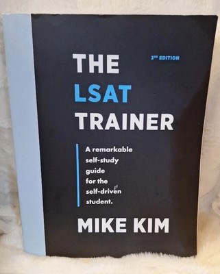  The LSAT Trainer by Mike Kim  3rd Edition   VG Cond! 