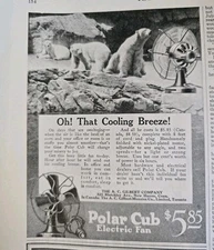 1910 Hawthorn Electric fans Western Electric Co Keep Cool vintage ad 