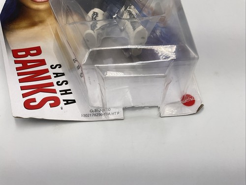 Figura de lucha libre WWE Sasha Banks - Serie básica 112 Mattel - Totalmente nueva en tarjeta desgastada - Imagen 14 de 17