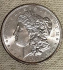 1883 Morgan Silver Dollar  Rainbow Toned Beyond BU !!!   MS++ CAT !!