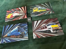 LNER 200 Years Rare Postcard Set And Rare Pin Badge