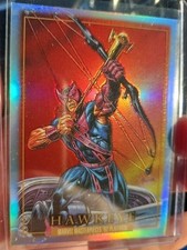 2024 Skybox Marvel Masterpieces '92 Platinum #34 Hawkeye Rainbow