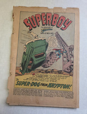 ADVENTURE COMICS #210 COVERLESS 1955 VERY RARE 1ST KRYPTO SUPERDOG FILLER COPY