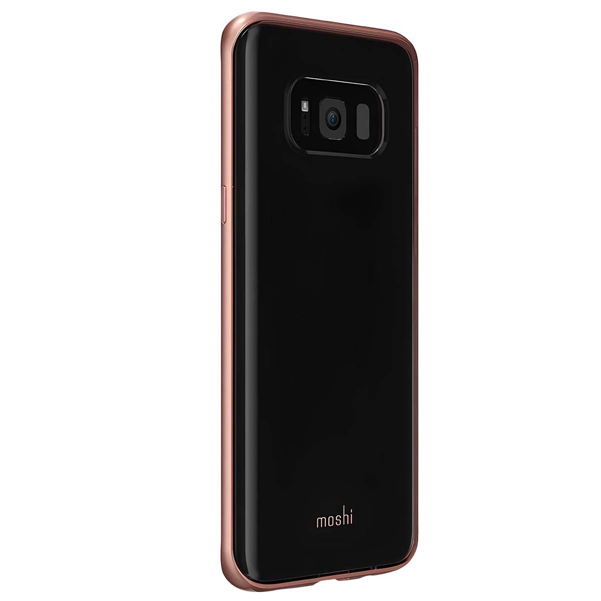 Coque Galaxy S8 Plus antichocs Moshi protection rigide et fine rose - 3