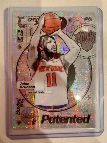 2025-26 Topps Chrome Jalen Brunson #13 Patented Case Hit SSP