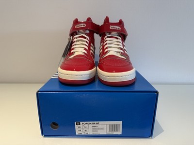 Adidas Forum 84 High Patent Red White / GY6973 / US 10/ EU 44 / ungetragen / RAR