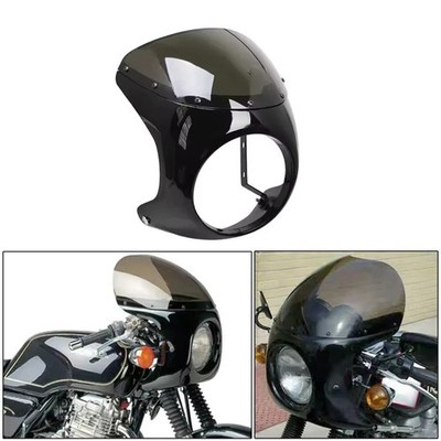 Universal Cafe Racer 7inch Headlight Handlebar Fairing Windshield Kits For Harle