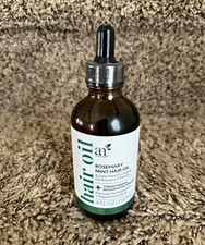 an Rosemary Mint Hair Oil Strengthening/Rejuvenating 4 fl oz Dropper Bottle