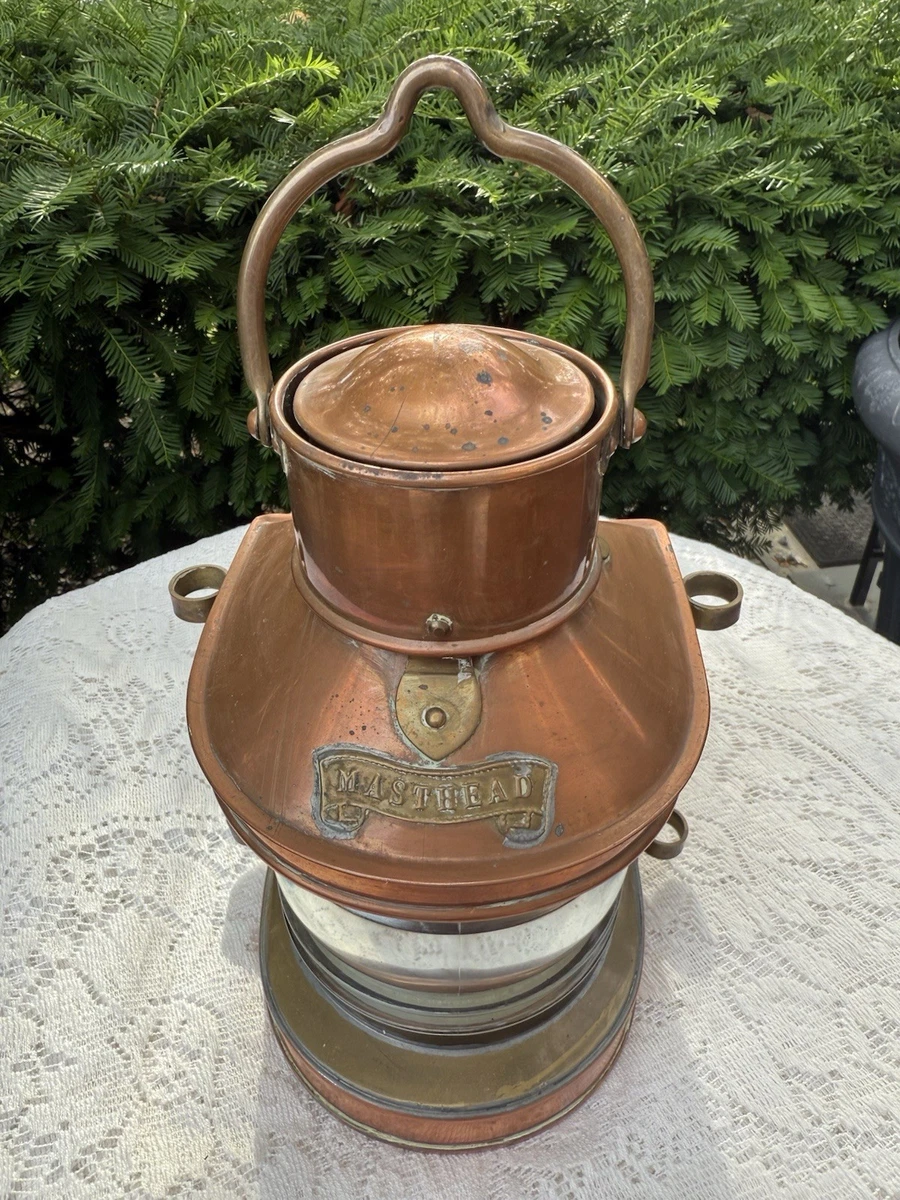Nautical Oil Lamp In Antique Maritime Lamps & Lighting for sale | eBay