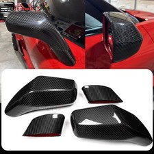 Real Carbon Fiber For Corvette C7 Z06 2014 2015-2019 Pair Side Mirror Caps Trim Real Carbon Fiber For Corvette C7 Z06 2014 2015-2019 Pair Side Mirror Caps Trim