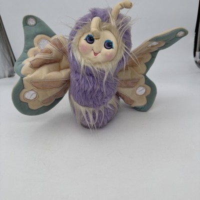 VTG 1985 Wonder Whims Purple Butterly Boo Doll Plush Stuffed RARE HTF 9  *