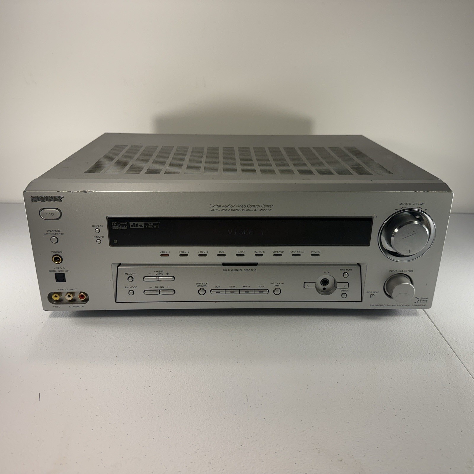 Av Receiver No Remote One Knob Missin