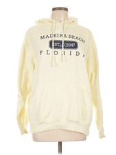Unbranded Women Ivory Pullover Hoodie L