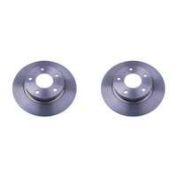2X Denckermann Bremsscheiben 265Mm Voll Hinten Passend FüR Mazda 3 CX-3 | B13071