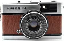     MINT OLYMPUS TRIP 35 Brown Point  Shoot 35mm Film Camera Japan 2940738