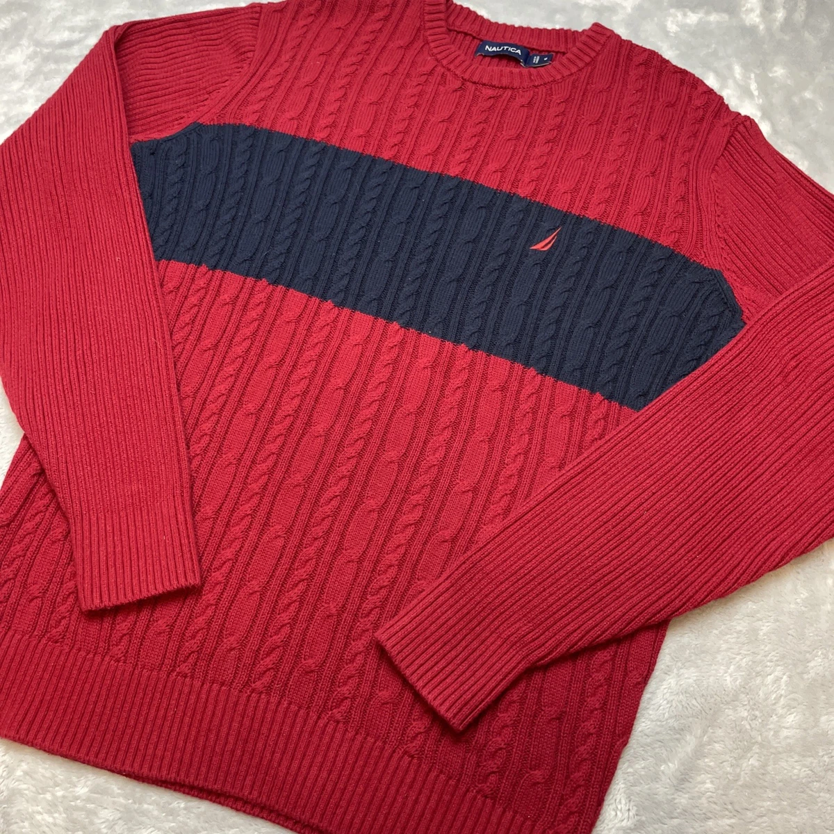 Nautica 100% Cotton 90s Crewneck Sweaters for Men for sale | eBay