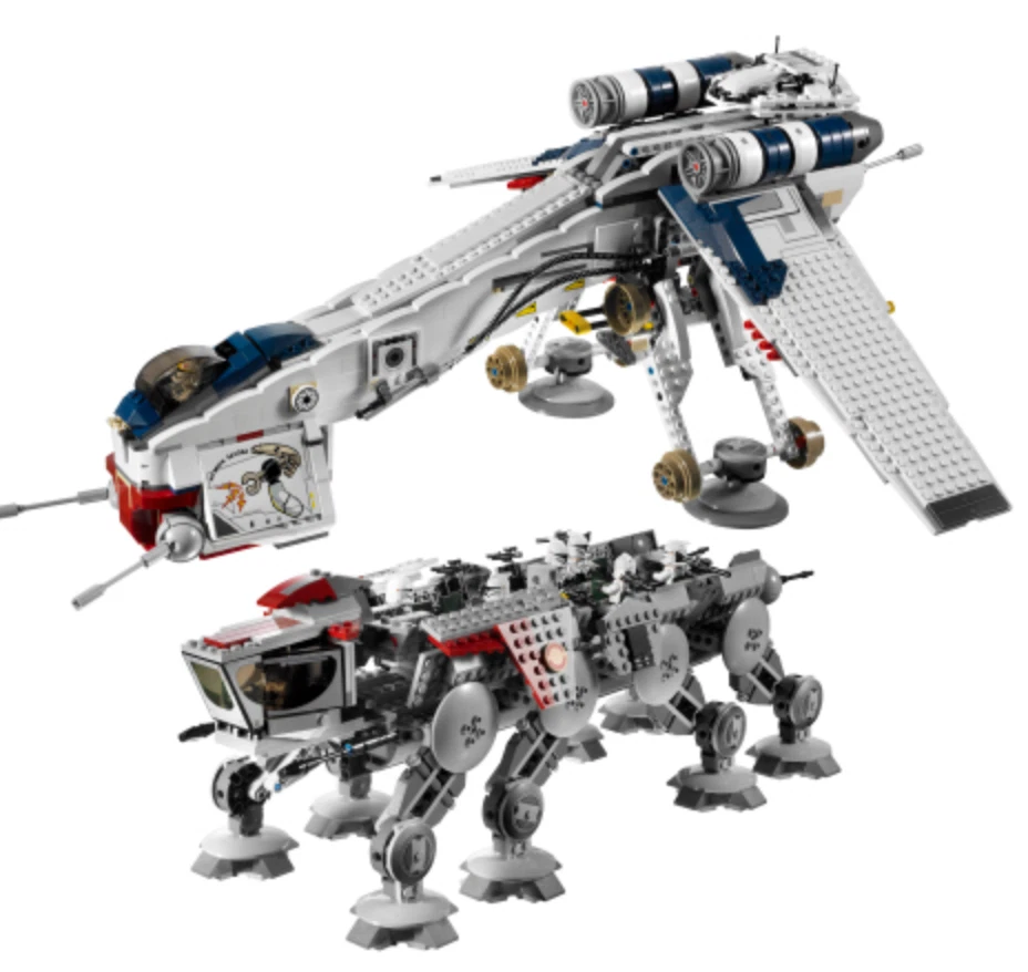 LEGO STAR WARS: Republic Dropship con AT-OT (10195) PERSONALIZADO (Con Figuras) Foto 2 de 2