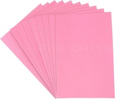 8" x 12" Pink Self Adhesive Foam Craft Sheets - Large Pack