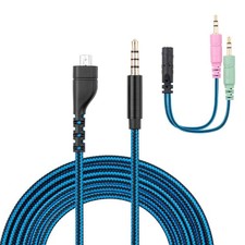 Braided Arctis 7 Cable, Audio Cord Replacement for SteelSeries Arctis 3, 5, P...