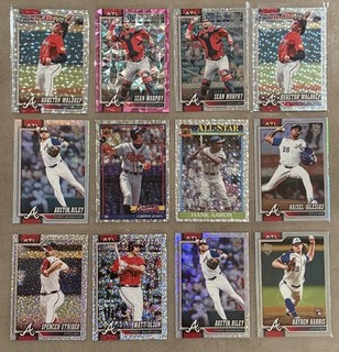 MLB BASEBALL 2025 2026 TOPPS ATLANTA BRAVES TEAM CARD LOT NO DUPES