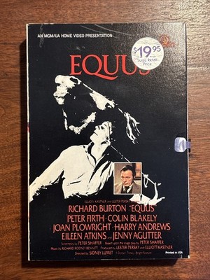 Equus - Betamax Beta - Richard Burton, Peter Shaffer, Jenny Agutter RARE Movie
