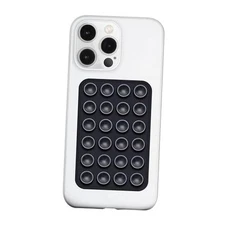 Anteel Silicone Suction Phone Case Mount, Silicon Adhesive Phone Black