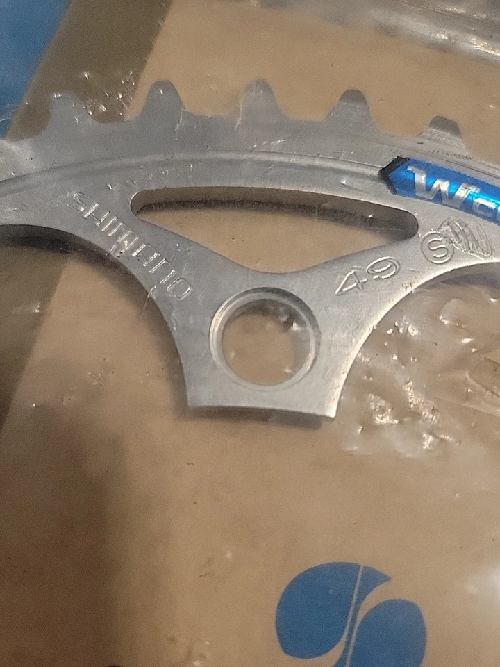 Plato Shimano Vintage Dura-Ace 49 Dientes Plateado 5 Pernos 130BCD Foto 2 de 4