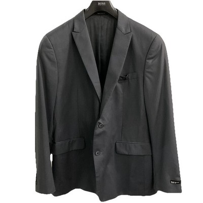 Bar III Grauer Woll Slim Fit 2-Knopf Blazer 46R Macys Sportmantel Modern