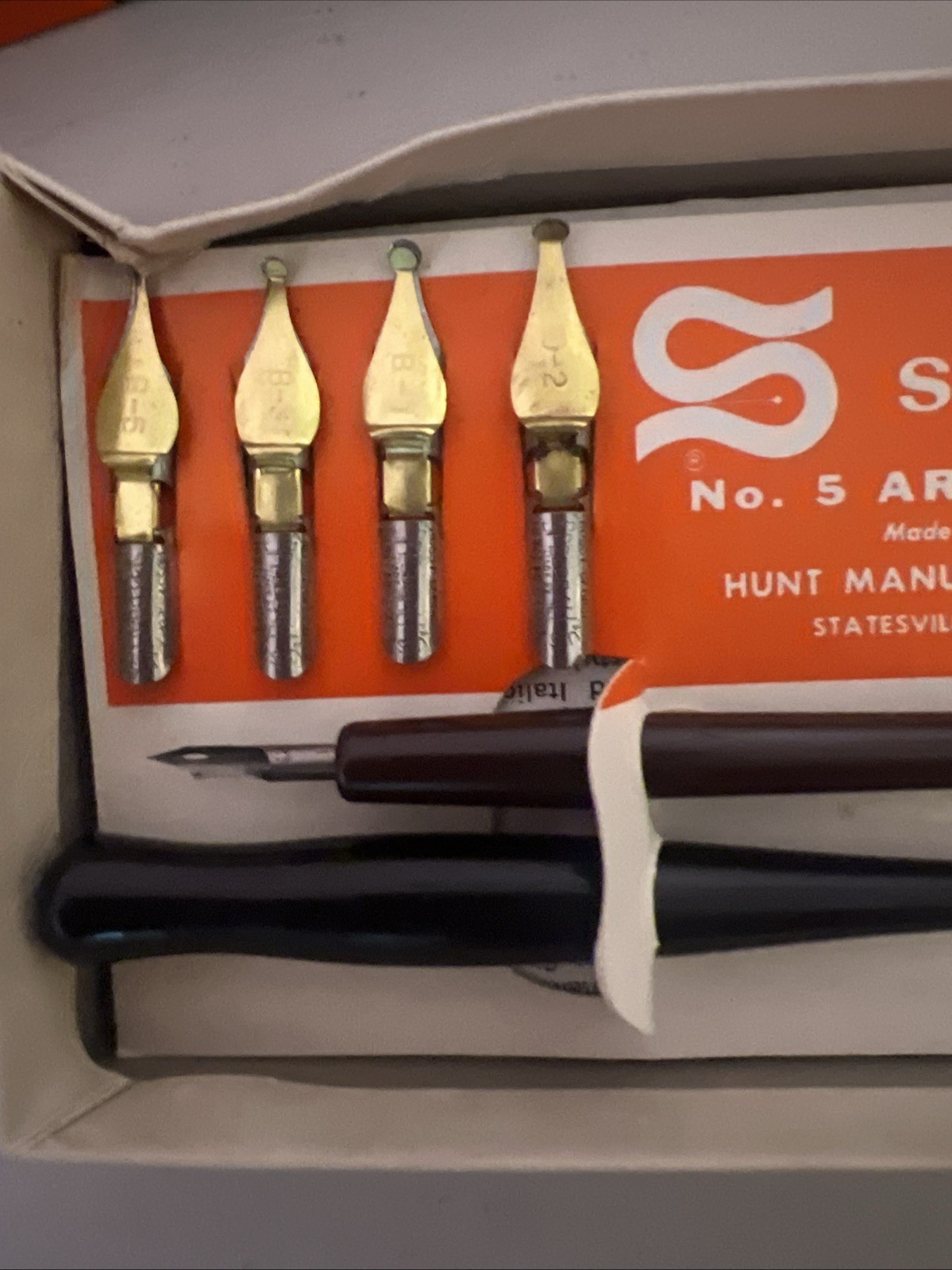 NEW Vintage HUNT Speedball No. 5 Artist Set Professional Pens #3065 Made in USA