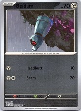 Beldum Chaos Rising 059/086 Common Pokemon Reverse Holo Near Mint Pokemon Card