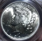 1922 peace silver dollar vam 12a Moustache anacs ms 63 top 50 vam 300.00 BID