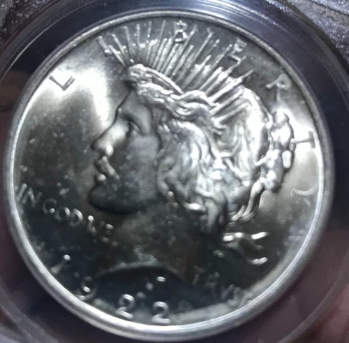 1922 peace silver dollar vam 12a Moustache anacs ms 63 top 50 vam 300.00 BID