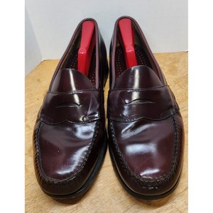 GH Bass WeeJuns Burgundy Leather Penny Loafers Slip On Moc Toe US 10.5 EEE Men's Larson Weejuns® Penny Loafer Wine | G.H. Bass main image 4