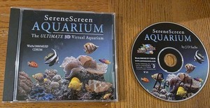 Serene Screen Aquarium PC CD virtual desktop 3D fish starfish tank screensaver