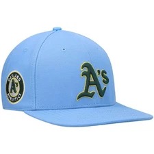 MLB Oakland Athletics Pro Standard Light Blue Snapback Cap Unisex Unused