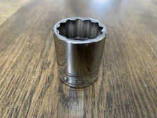 Snap On 28mm Shallow Socket 1/2” Drive 12 Point SWM281 USA