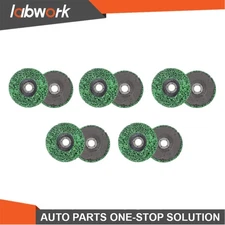 Labwork 10 Pack 4" x 5/8" Green Abrasive Wheels Grinding Discs for Angle Grinder
