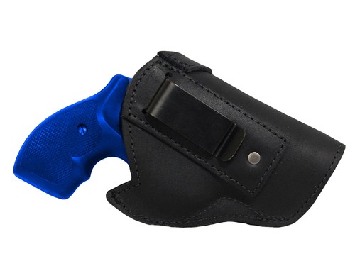 NEW Barsony Black Leather IWB Gun Holster Taurus 2" Snub Nose Revolvers - Picture 3 of 6