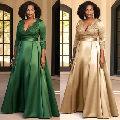 Brautkleid Hochzeitskleid V-Ausschnitt A-Linie Spitze Aufkleber 36 38 40 42 44 - Bild 1 von 4