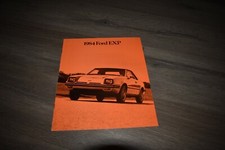 1984 Ford Exp Sales Brochure